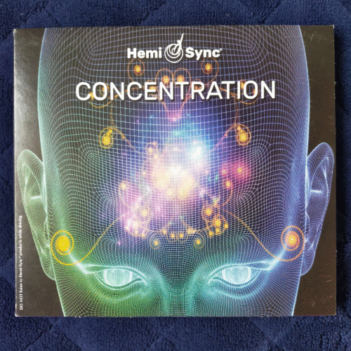 ヤフオクで購入した「Concentration (HemiSync)」のCD（筆者撮影）